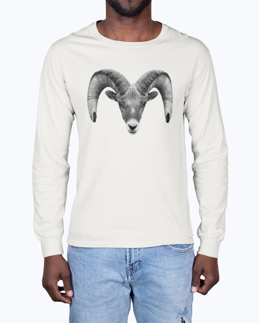 Bighorn Sheep, Wyldlife for Tomorrow, Moss Apparel, Long Sleeve T-Shirt
