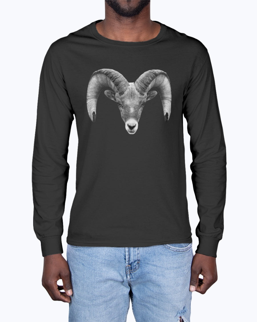 Bighorn Sheep, Wyldlife for Tomorrow, Moss Apparel, Long Sleeve T-Shirt