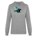 Flying Long Sleeve Hoodie Shirt - heather grey