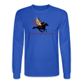 Flying Long Sleeve T-Shirt - royal blue