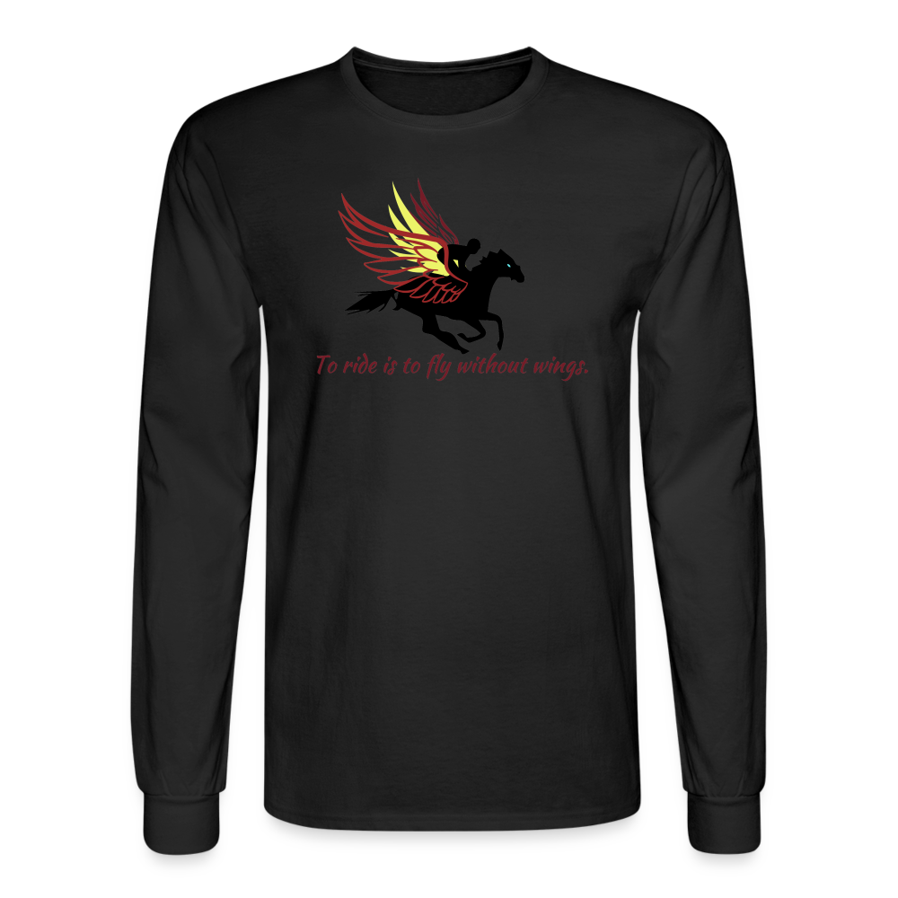 Flying Long Sleeve T-Shirt - black