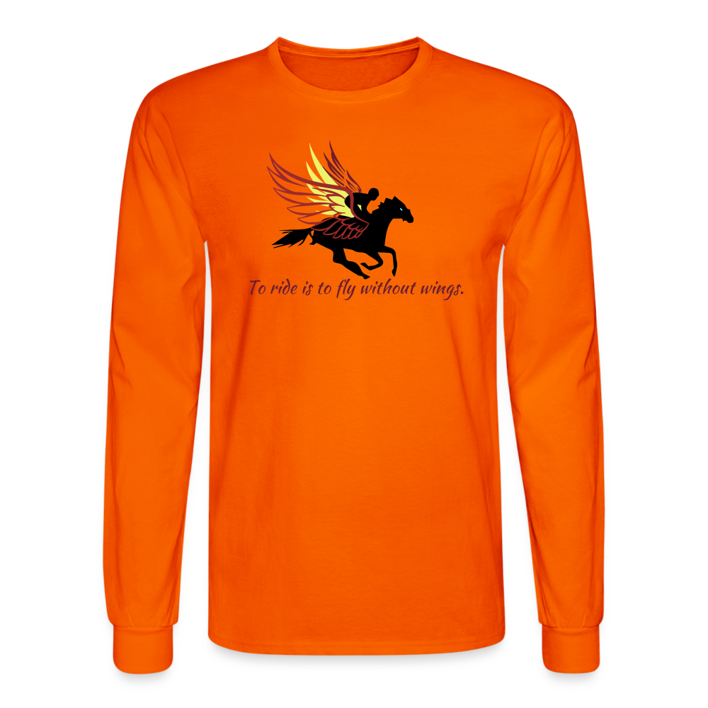 Flying Long Sleeve T-Shirt - orange