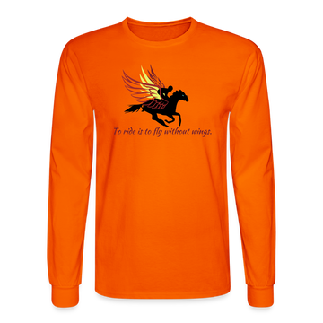 Flying Long Sleeve T-Shirt - orange