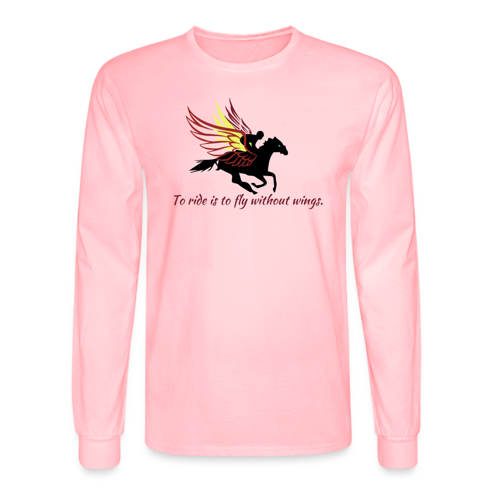 Flying Long Sleeve T-Shirt - pink