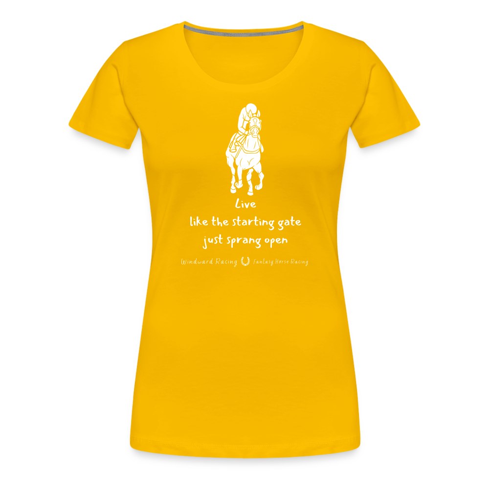 Live Premium Tee - sun yellow