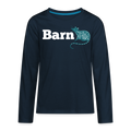 Barn Rat Kids' Premium Long Sleeve T-Shirt - deep navy