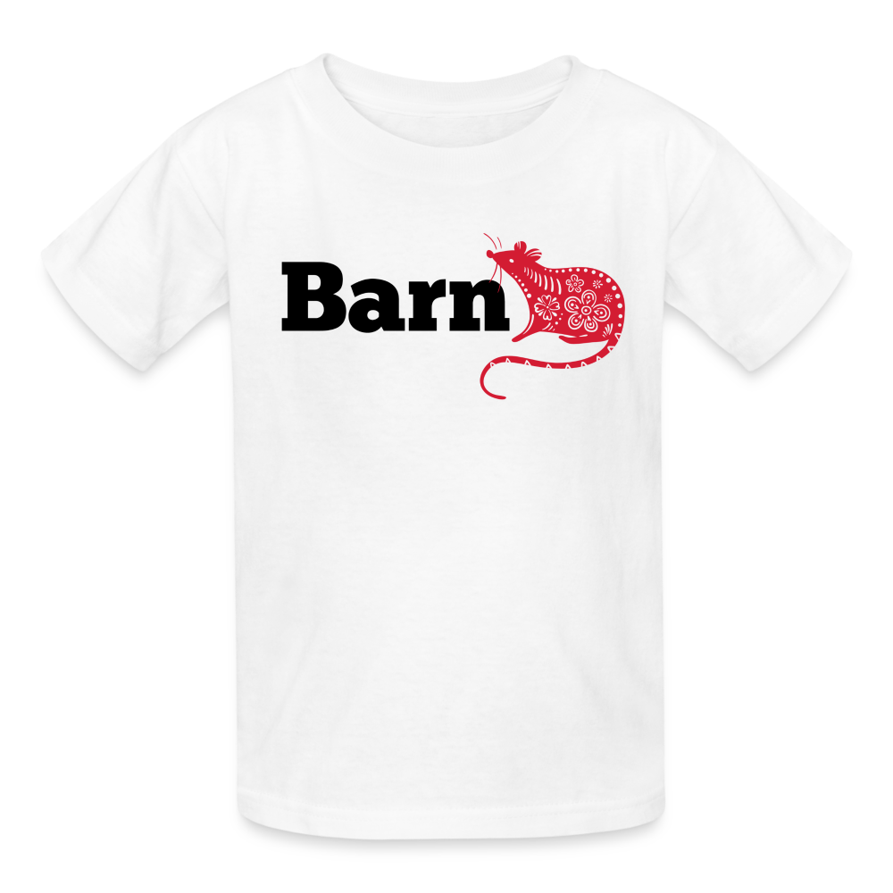 Barn Rat Youth Ultra Tee - white