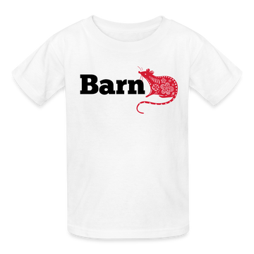 Barn Rat Youth Ultra Tee - white