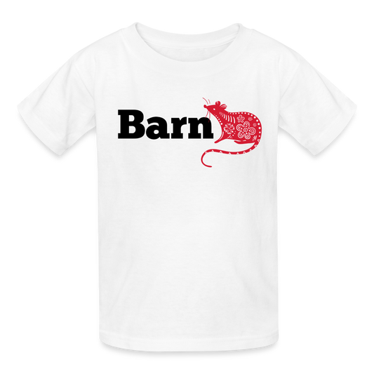 Barn Rat Youth Ultra Tee - white