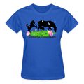 Bless the Broodmare Cotton Tee-Ladies - royal blue