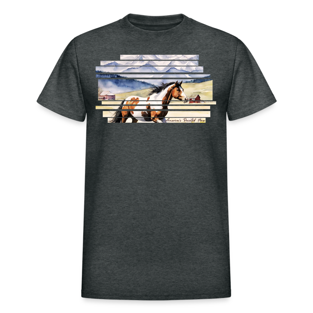 Painted Horse Ultra Tee - deep heather