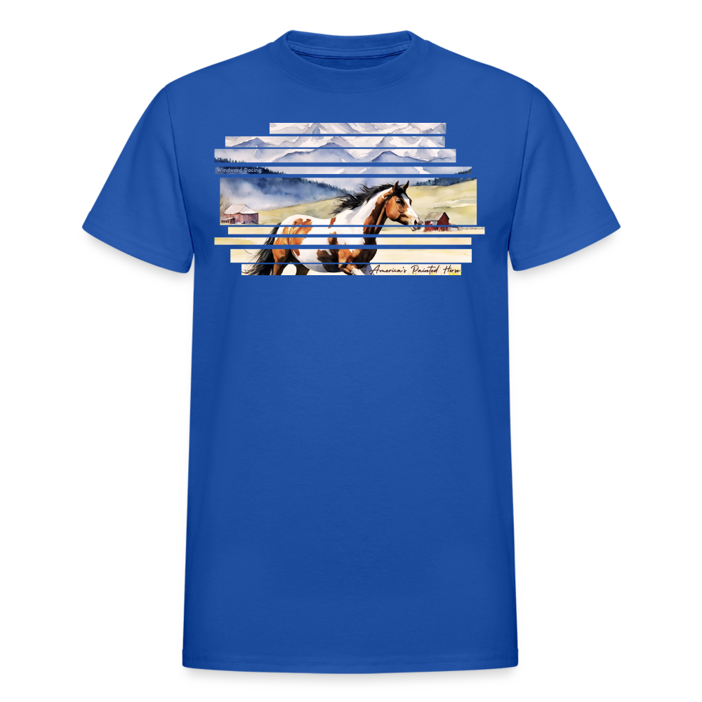 Painted Horse Ultra Tee - royal blue