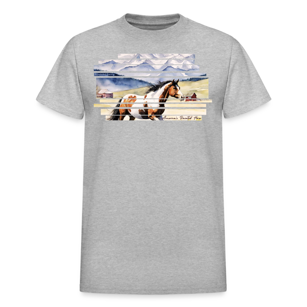 Painted Horse Ultra Tee - heather gray