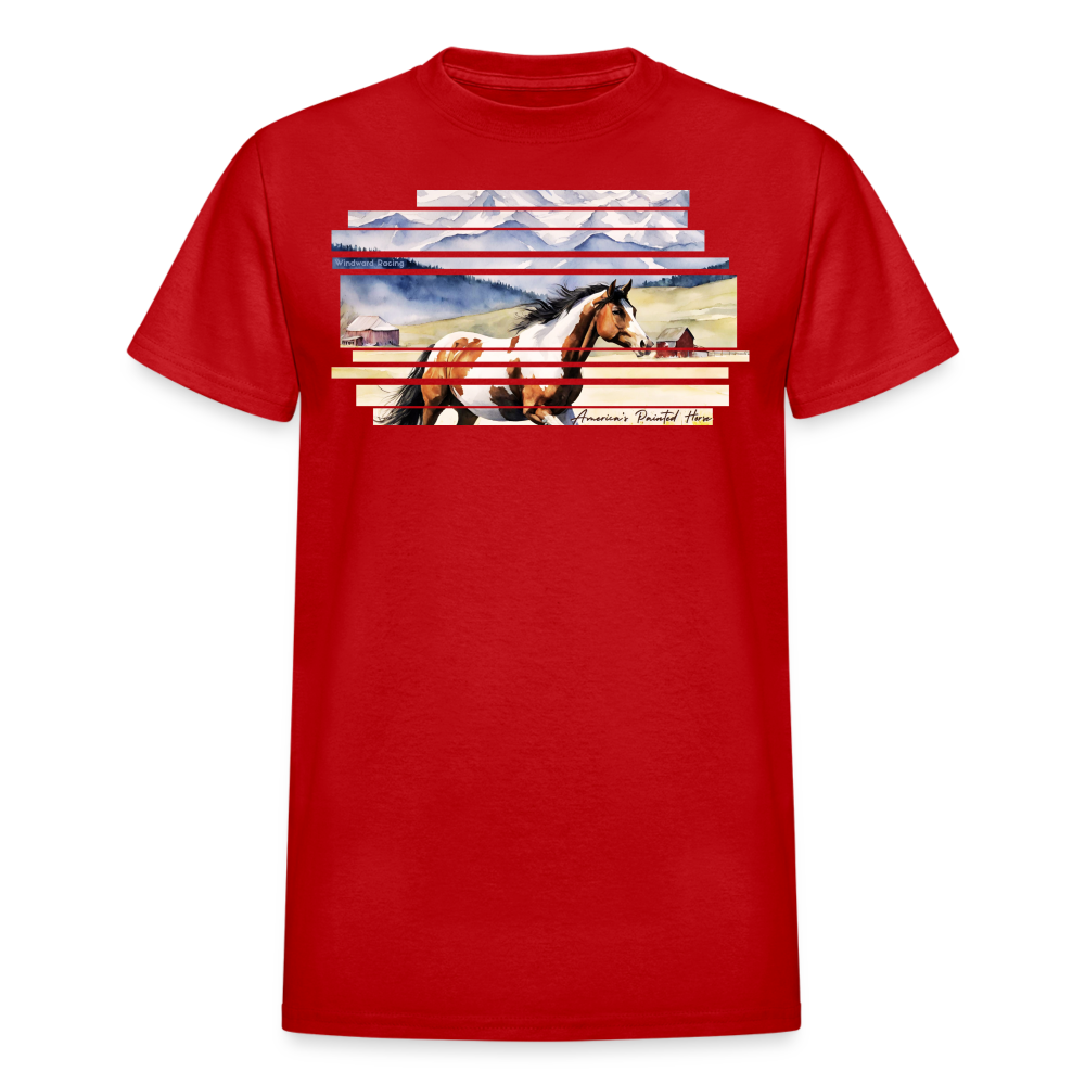 Painted Horse Ultra Tee - red