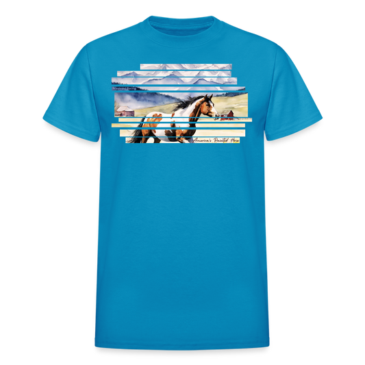 Painted Horse Ultra Tee - turquoise