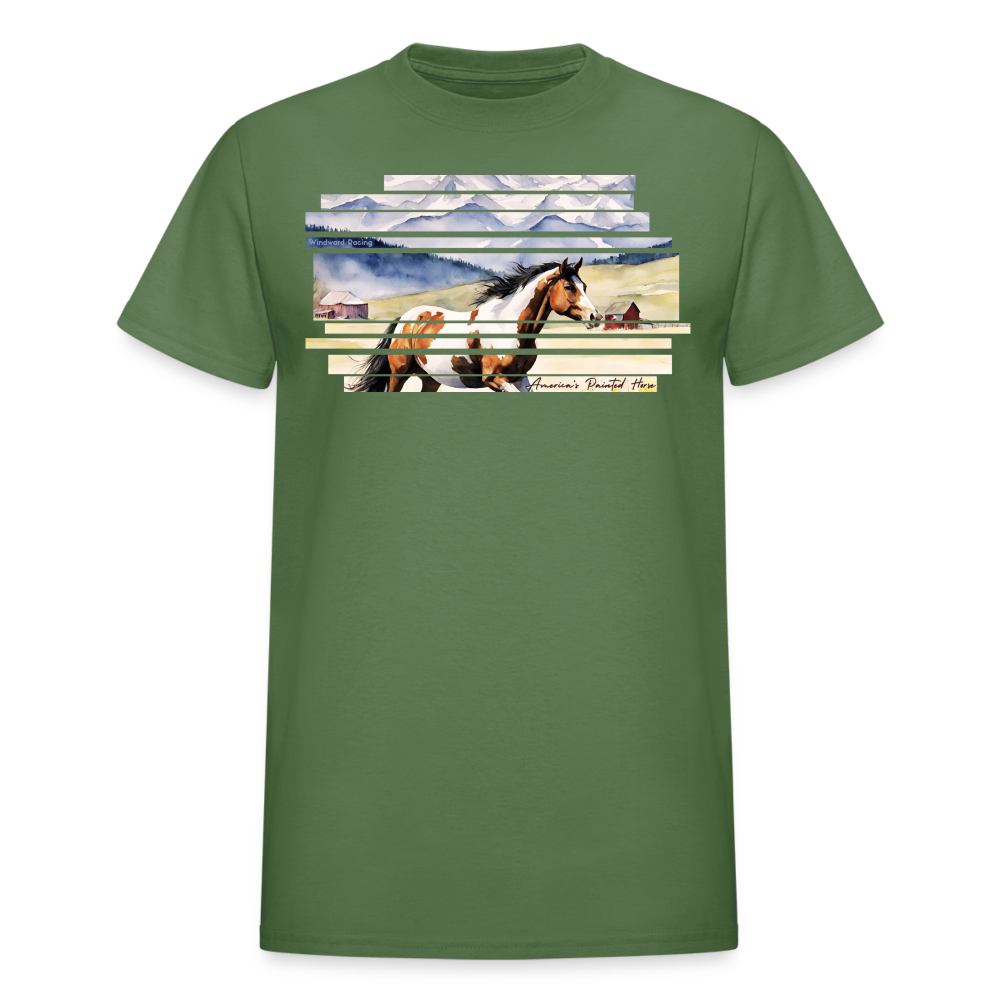 Painted Horse Ultra Tee - military green