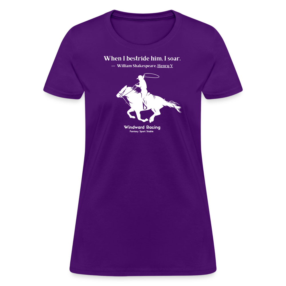 I Soar Tee-Women's - purple