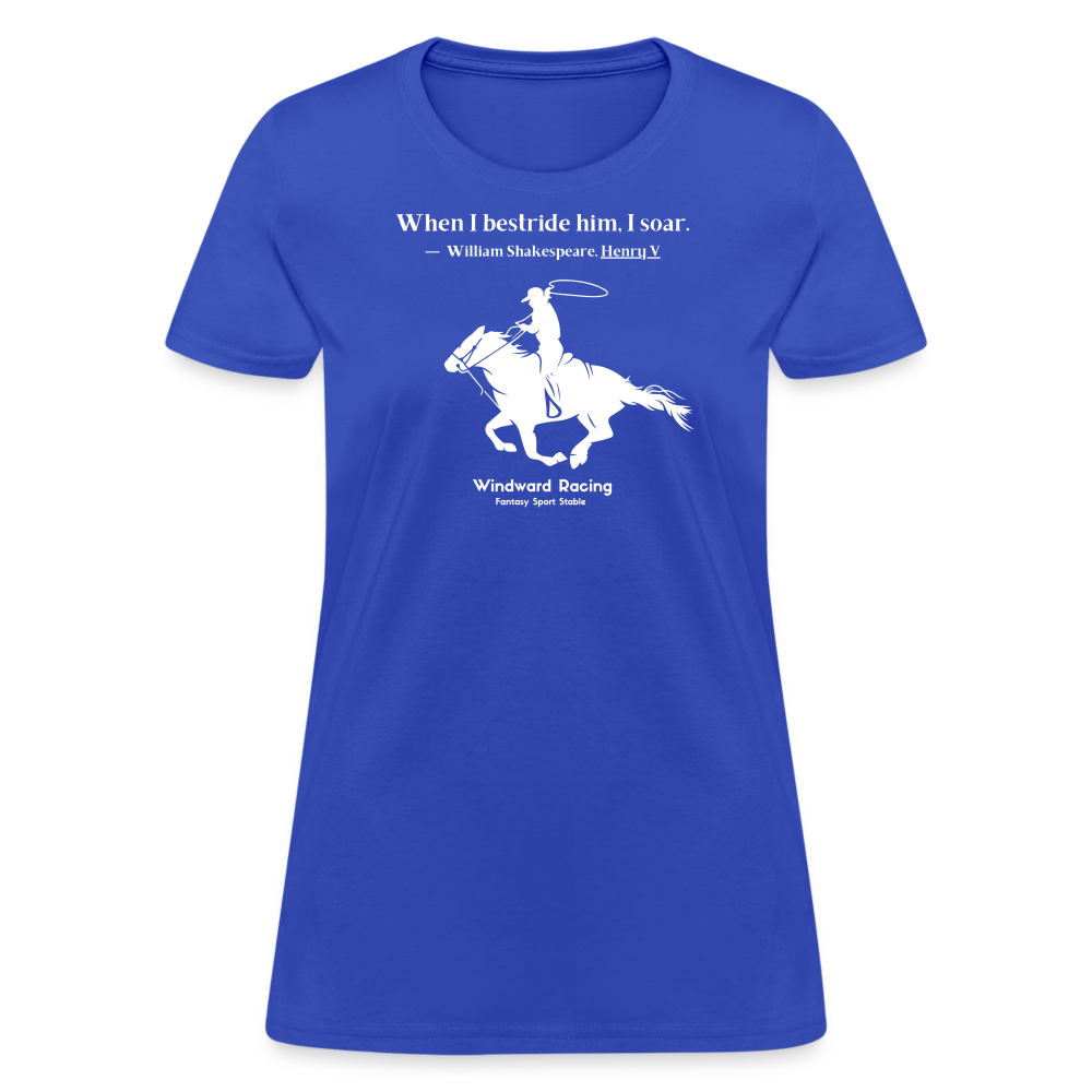 I Soar Tee-Women's - royal blue