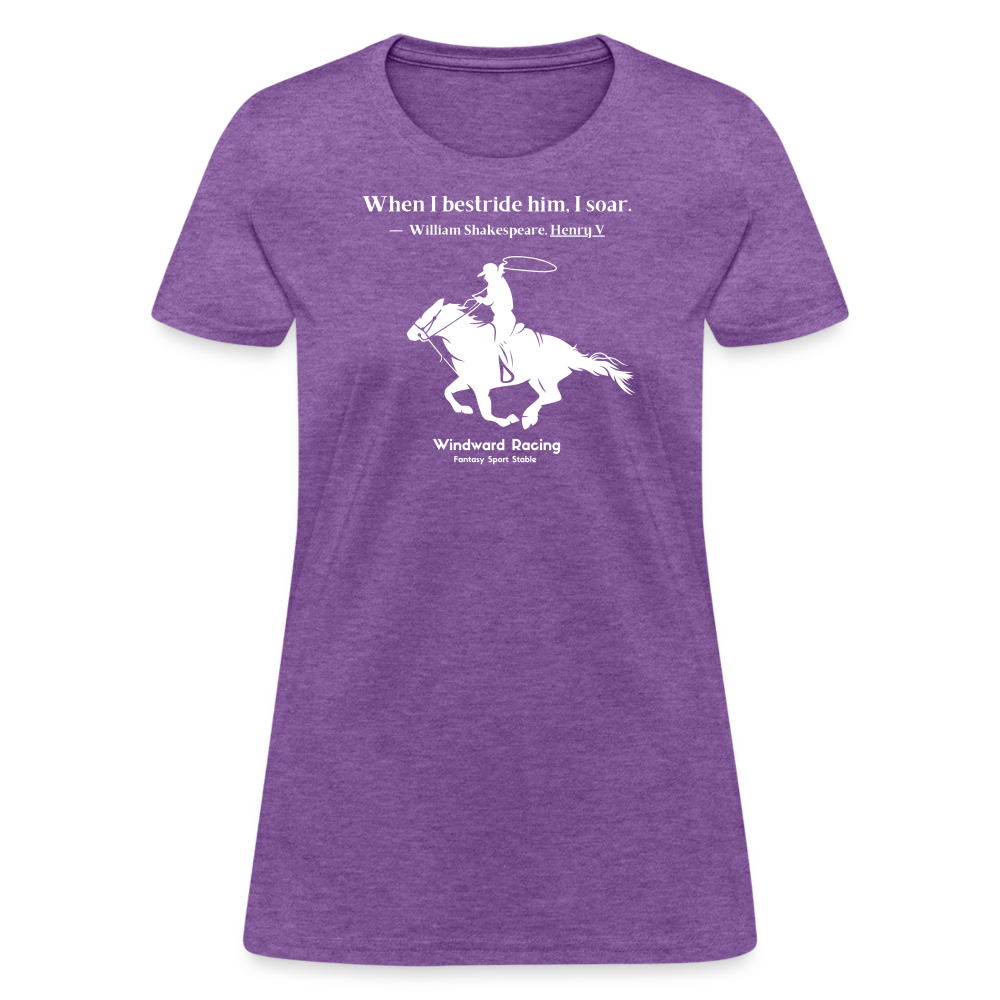 I Soar Tee-Women's - purple heather