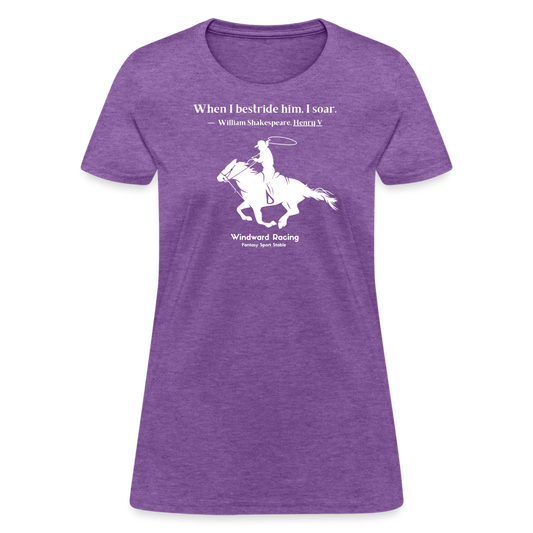 I Soar Tee-Women's - purple heather