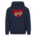 Heart Hoodie - navy