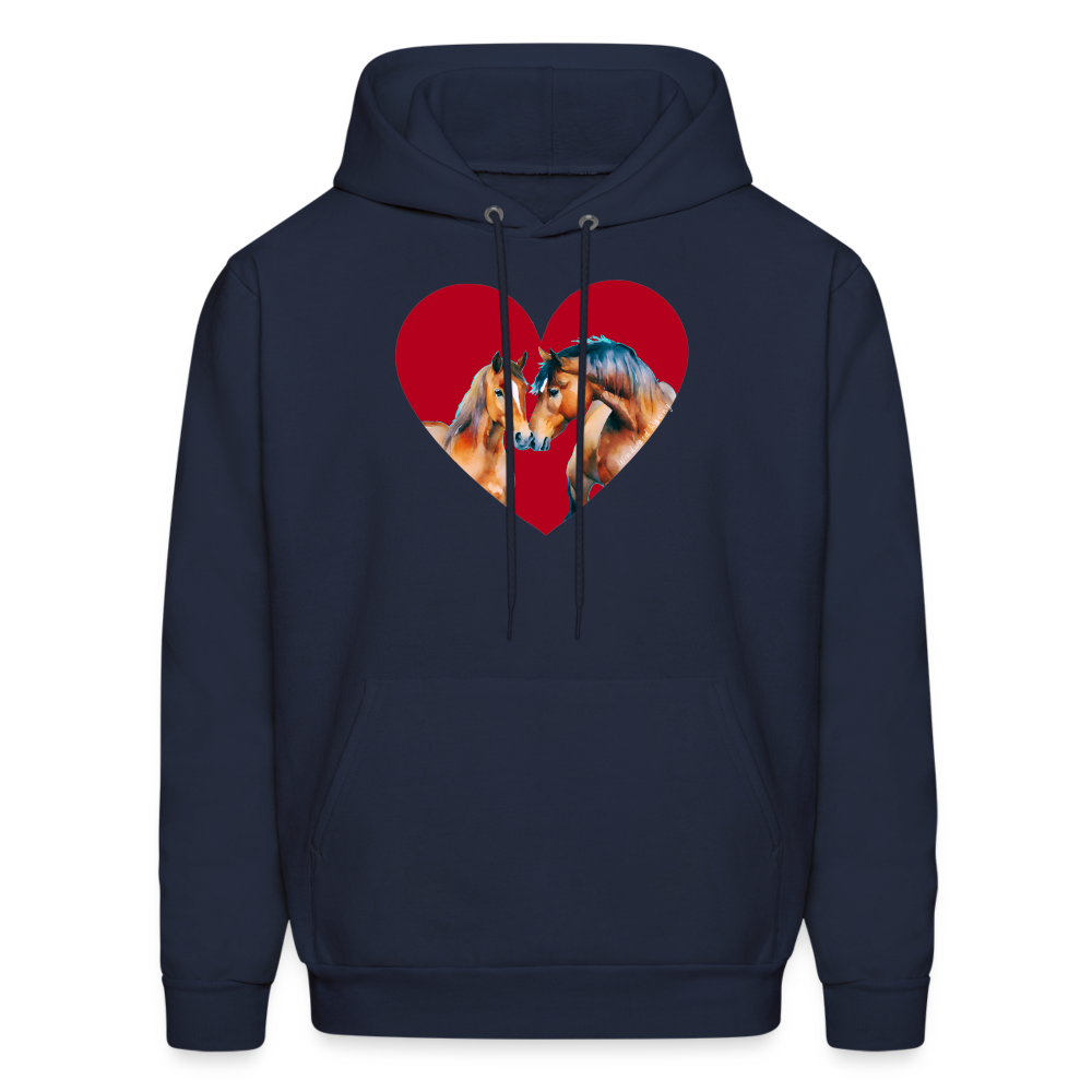 Heart Hoodie - navy