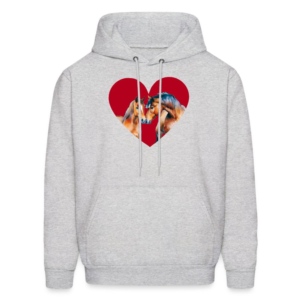 Heart Hoodie - ash 