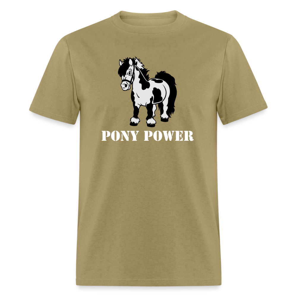 Pony Power Tee - khaki