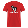 Pony Power Tee - red