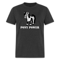 Pony Power Tee - heather black