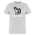 Pony Power Tee - heather gray