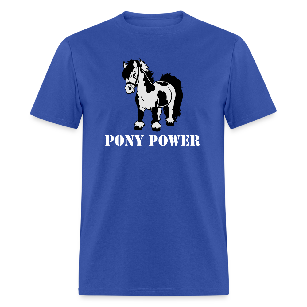 Pony Power Tee - royal blue