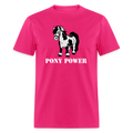 Pony Power Tee - fuchsia