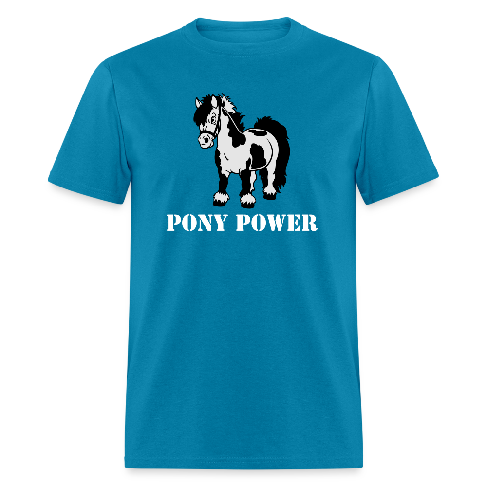 Pony Power Tee - turquoise