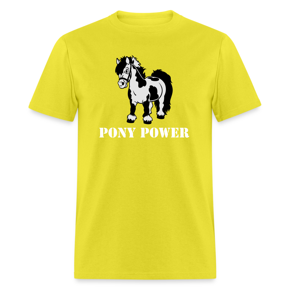 Pony Power Tee - yellow