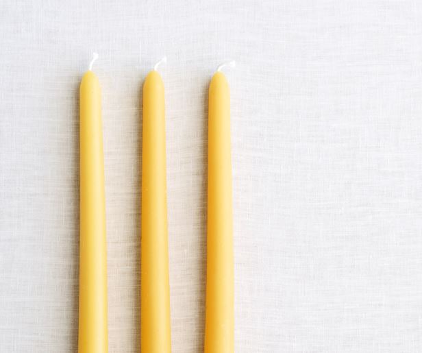 10" Traditional Tapers | Beeswax Candles